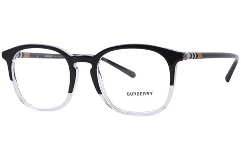 burberry eyeglasses be2272 3029 top black on crystal 53 mm|Burberry™ BE2272 Square Eyeglasses .